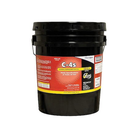 Refrigeration Lubricant, Mineral, 5 gal MPN:4304-05