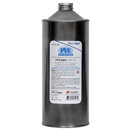 Synthetic Oil, 32 oz, Can, Clear MPN:4319-24