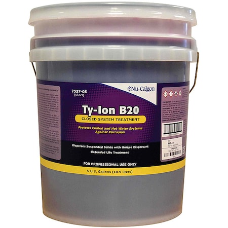 Cooling Water Treatment, Ty-Ion C70, 5 gal MPN:7597-05