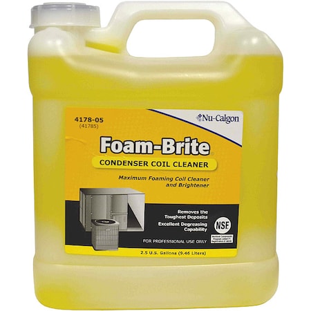 Coil Cleaner, 2.5 gal, Jug, Yellow MPN:4178-05
