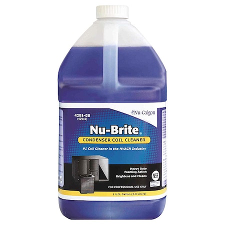 Coil Cleaner, 55 gal, Jug, Blue MPN:4291-01