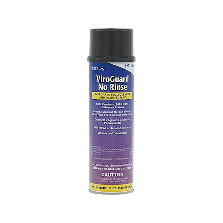 Coil Cleaner, 18 oz Aerosol Can, White MPN:4376-75
