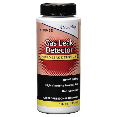 Gas Leak Detect, Yellow, 6oz, Dauber Bottle MPN:4180-53