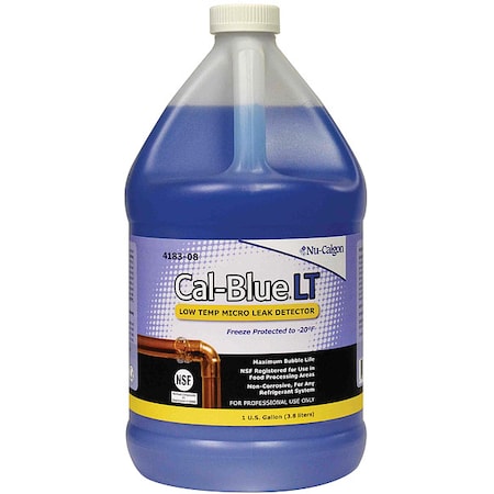 Gas Leak Detector, Blue, 1 gal, Bottle MPN:4183-08
