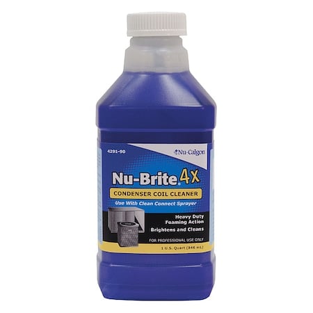 Coil Cleaner, 32 oz, Bottle, Blue MPN:4291-90