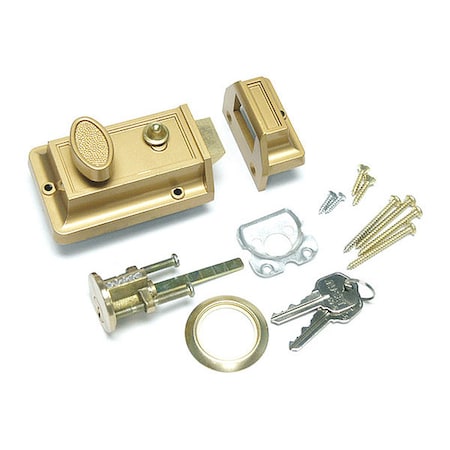 Night Latch, Holdback Button, Bronze MPN:2105