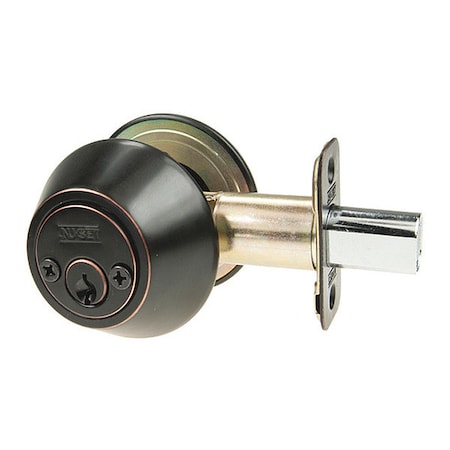 Grd 2 Sngl Cyl Deadbolt, Oil Rub Brnz MPN:710-10B
