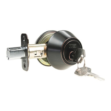 Dbl Cyl Deadbolt, Oil Rubbed Bronze MPN:750-10B