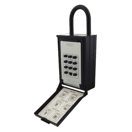 Key/Card Storage Hanging Shackle Push Button Lock Box MPN:2080-3