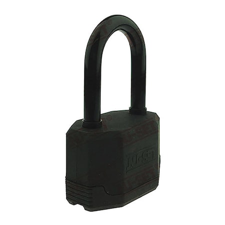 Covered Padlock, Long Shackle 3-1/4