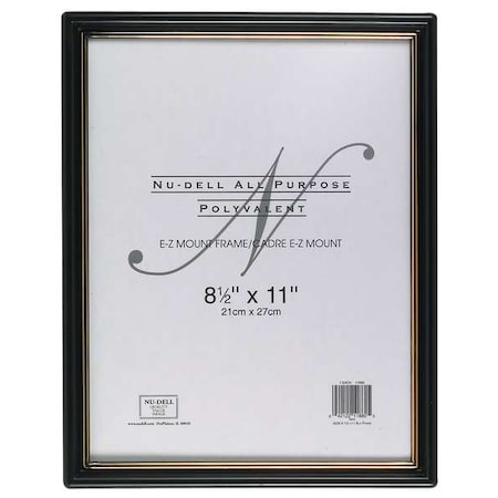 E-Z Mount Frame 8.5x11 Black, PK18 MPN:11818
