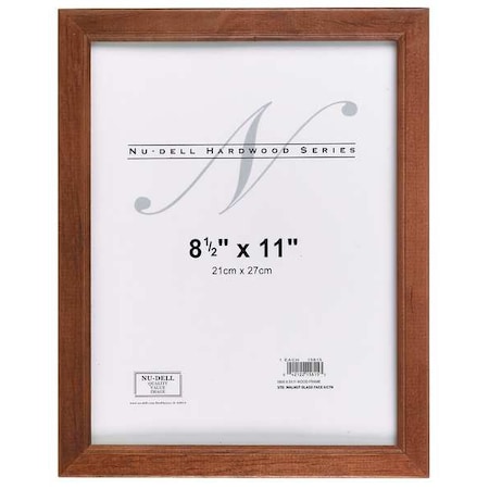 Hardwood Frame 8.5x11 Walnut Finish MPN:15815