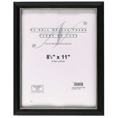 Deluxe Document Frame 8.5x11 Black MPN:17081