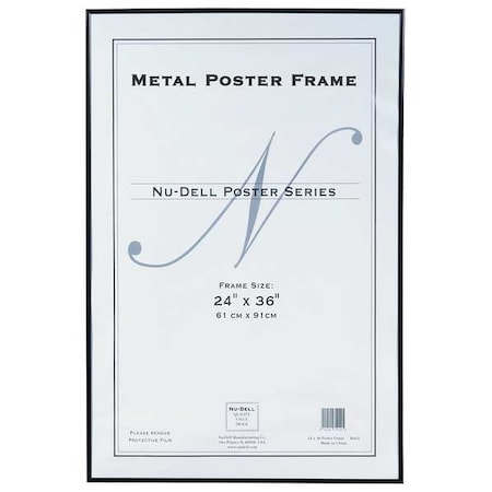 Metal Poster Frame 24x36 Black MPN:31242