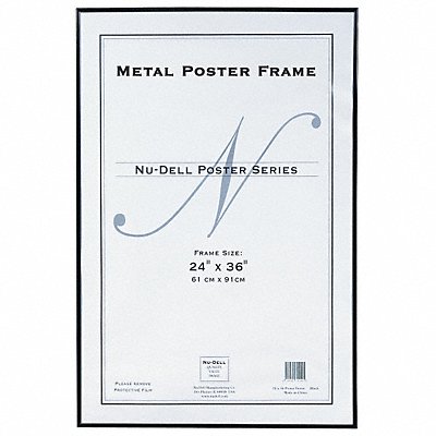 Metal Poster Frame 24x36 Black MPN:31242