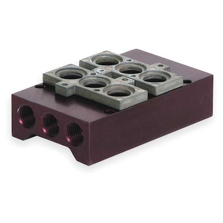Manifold Block, 2 Stations, 1/4 NPT MPN:206-1749