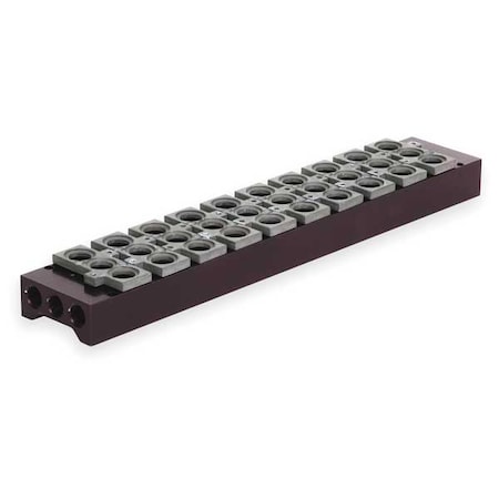 Manifold Block, 10 Stations, 1/4 NPT MPN:206-1757
