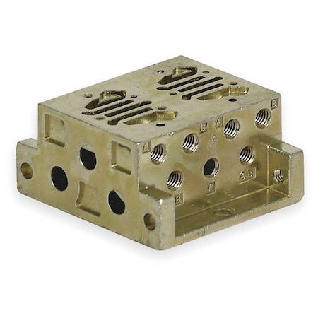 Manifold Block, 2 Stations, 10-32 UNF-B MPN:229-524