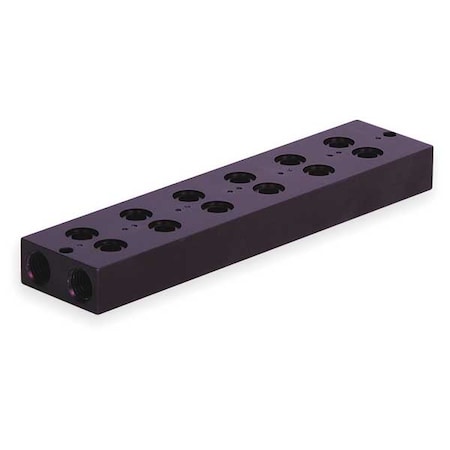 Manifold Block, 6 Stations, 1/4 NPT MPN:241-151