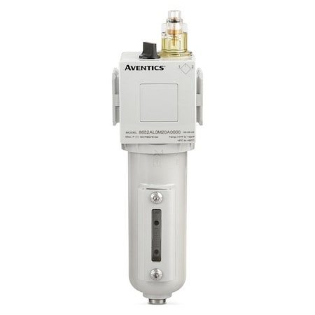 Lubricator, 1/4 in, Metal Bowl, 1.47 lb MPN:8652AL0M20A0000