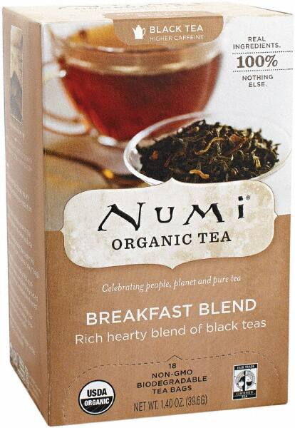 Pack of 18 Breakfast Blend Tea Bags MPN:NUM10220