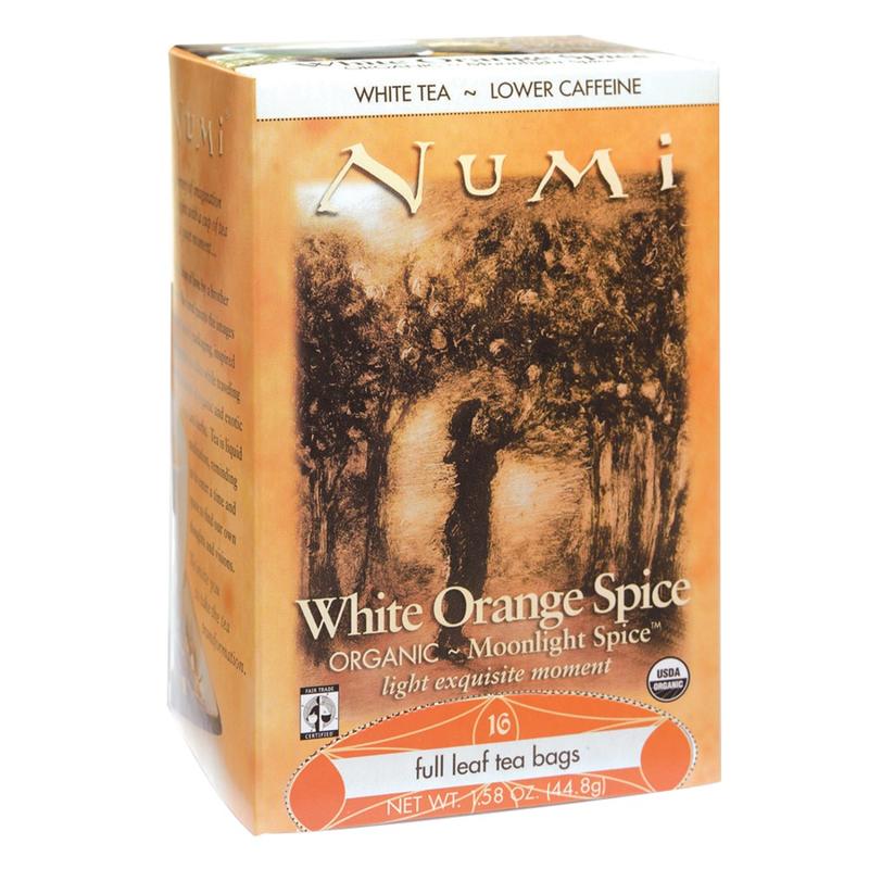 Numi Organic Orange Spice White Tea, Box Of 16 (Min Order Qty 9) MPN:10240