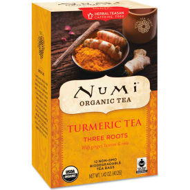 Numi® Turmeric Tea Three Roots 1.42 oz Bag 12/Box 10550