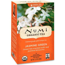 Numi® Organic Tea Green Tea Jasmine Green Single Cup Bags 18/Box NUM10108