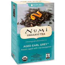 Numi® Organic Tea Black Tea Aged Earl Grey Single Cup Bags 18/Box NUM10170
