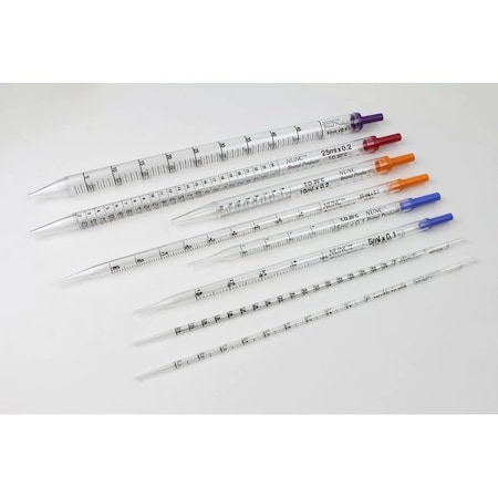 Nunc 5mL Sterile Serological Pip, PK200 MPN:170355