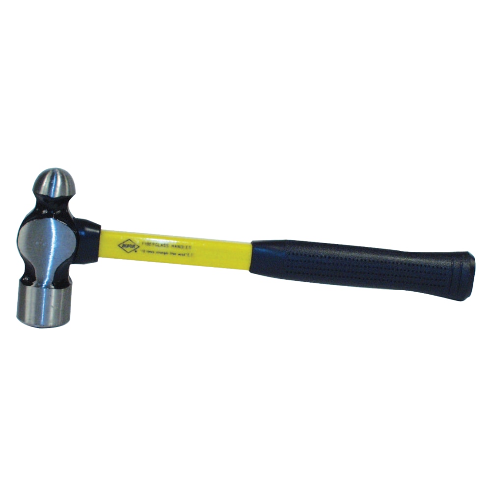 Nupla Classic Ball Pein Hammer, Fiberglass Handle, 14 in, Carbon Steel 32 oz Head MPN:21032
