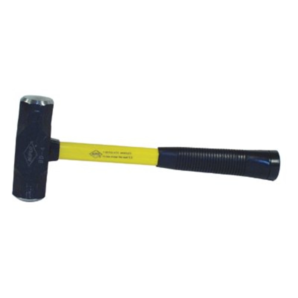 Blacksmiths Double-Face Steel-Head Sledge Hammer, 3 lb, 14 in SG Grip Handle MPN:27035