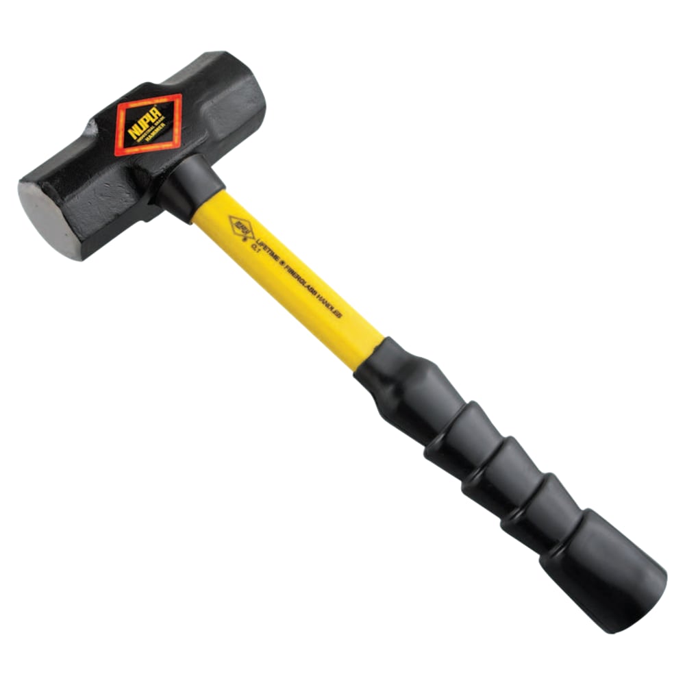 Blacksmiths Double-Face Steel-Head Sledge Hammer, 4 lb, 14 in SG Grip Handle MPN:27045