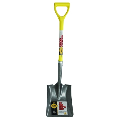 Sq Point Shovel- 14 Gauge Ergo D-Handle MPN:72-076