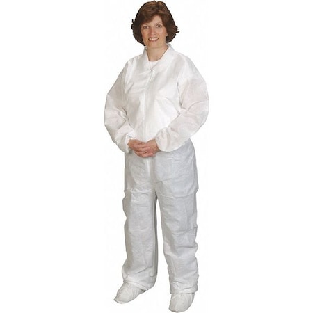 Disposable Coverallss, 4XL/5XL, NuTech, White, 25 PK MPN:CV-64022-8