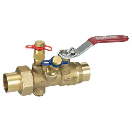 Manual Balancing Valve, 1 In, Sweat MPN:MB2E-2B-100S-100S