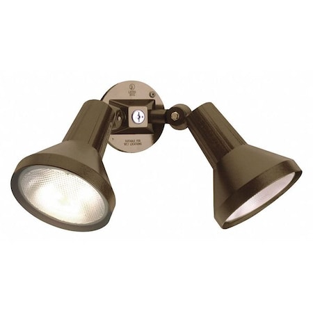 2-Light - 15in. - Flood-Light Exterior - PAR38 with Adjustable Swivel - Bronze Finish MPN:SF77-495