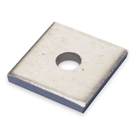 Square Channel Washer, 5/16 In, Steel MPN:F130000EG