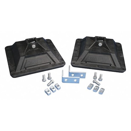 CADDY Pyramid H-Frame Kit, Rubber Bottom, 1500lb Static Load MPN:PHKR
