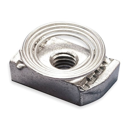 Channel Nut w/ Top Spring, 1/4-20 In MPN:TSNT0025EG