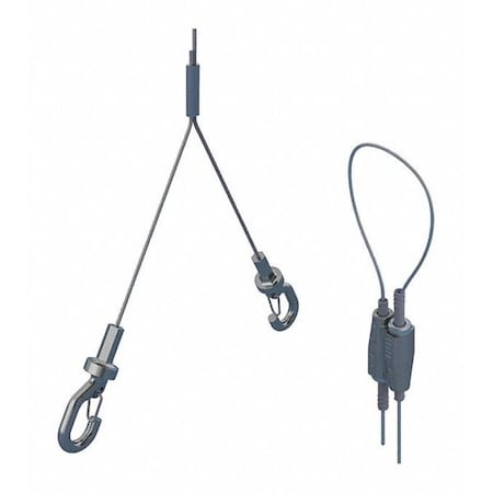 CADDY Speed Link SLK with Y-Hook, 6.6ft L, 100lb Static Load MPN:SLK2YH500L2