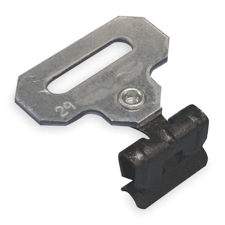 Strap Hanger W/ Straight Clip Mount, Steel MPN:MSS24