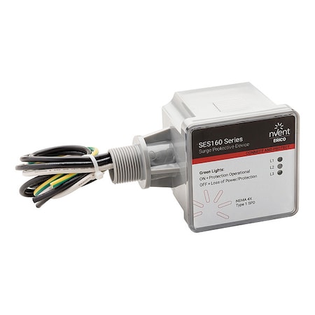Surge Protection Device, 3 Phase, 240V, 3 Poles, 3 Wires MPN:SES160B240D