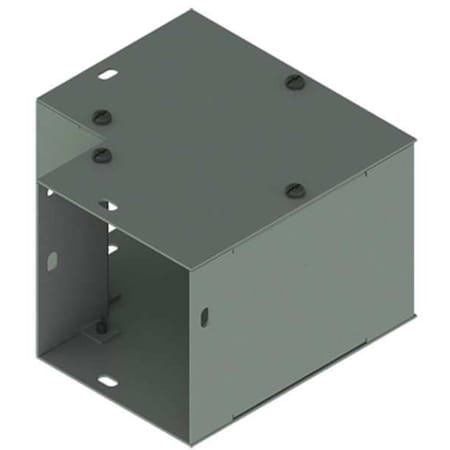 Wireway 90 Degree Elbow, 1 Type, NEMA 1 Rating, Steel, Painted MPN:F44G90E