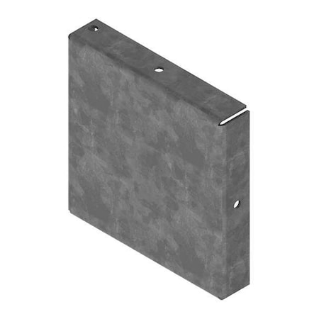 Wireway Closure Plate, 1 Type, NEMA 1 Rating, Steel, Galvanized MPN:F44GCPNKGV