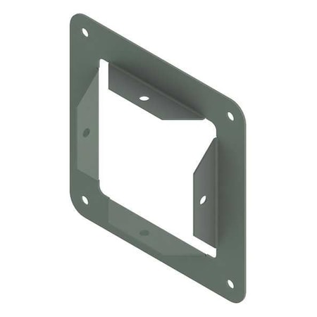 Wireway Panel Adapter, 1 Type, NEMA 1 Rating, Steel, Painted MPN:F44GPA