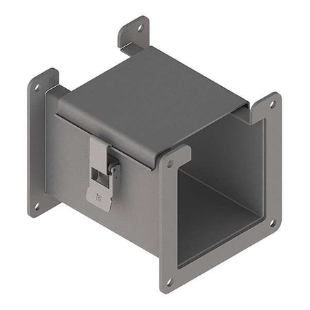 Straight Section Wireway, 12 Rating, Steel, Powder Coated MPN:F44L06