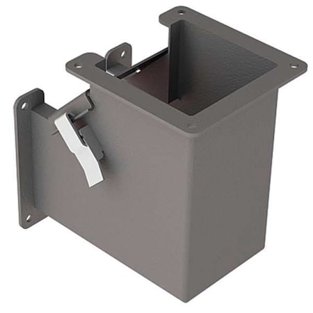 Wireway 90 Degree Elbow, 12 Type, NEMA 12 Rating, Steel, Painted MPN:F44LE9B