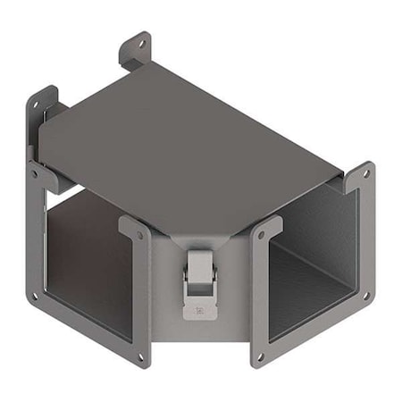 Wireway Tee, 12 Type, NEMA 12 Rating, Steel, Painted MPN:F44LTA