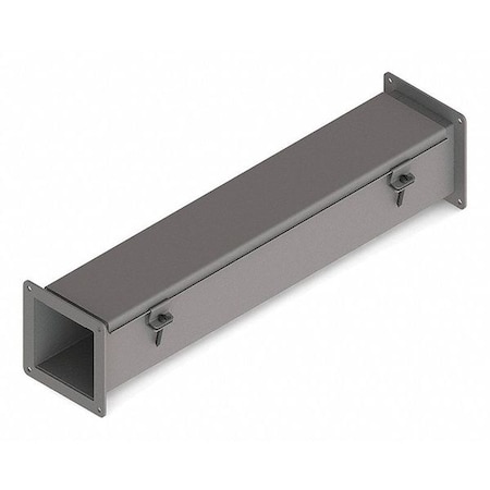 Straight Section Wireway, 12 Rating, Steel, Powder Coated MPN:F44W24